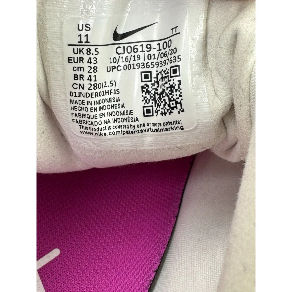 Nike Air Max 270 Unisex React Fire Pink CJ0619 100 Size 9.5Mens/11 Woman’s